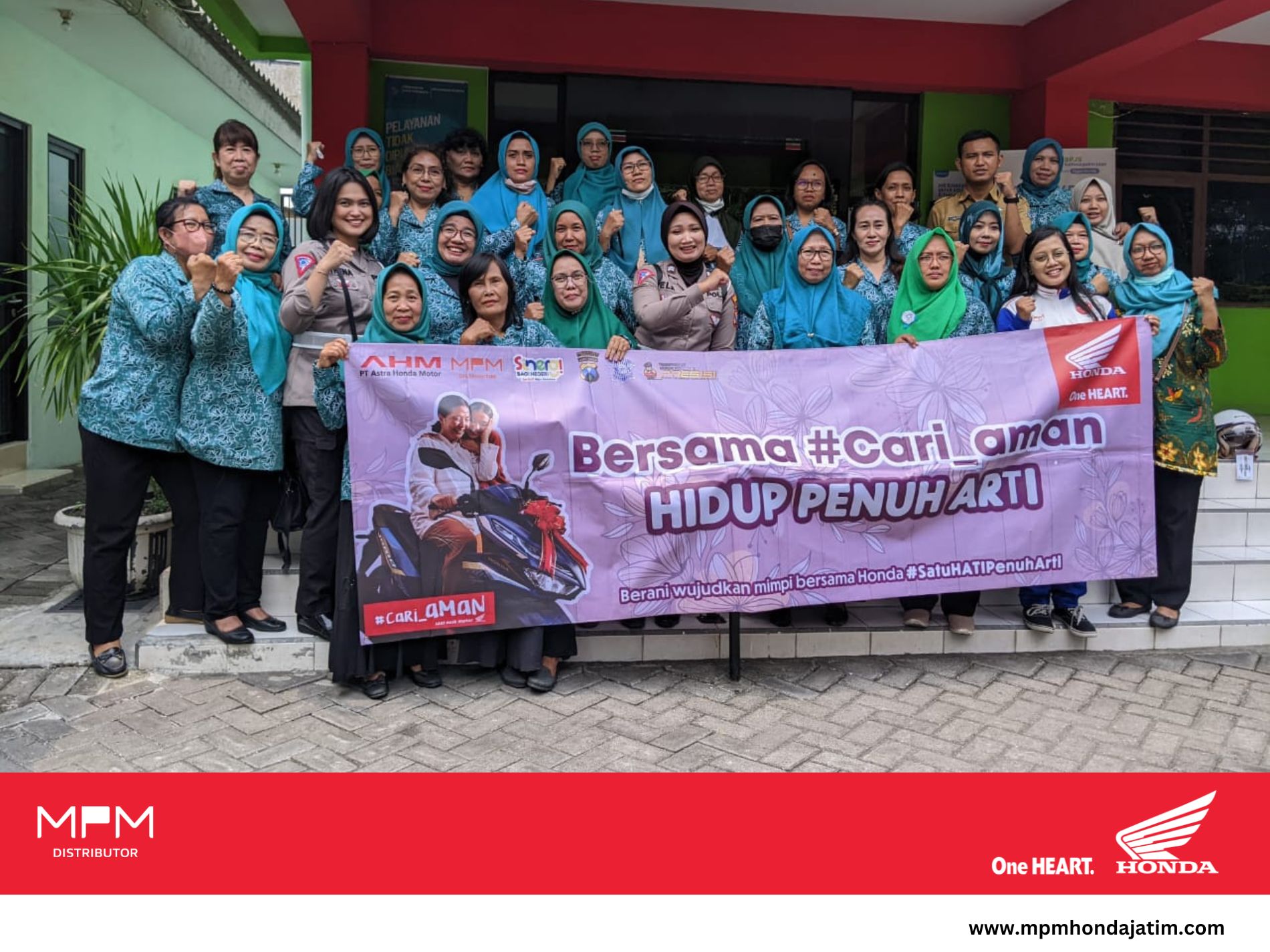 Khusus Wanita, MPM Honda Jatim Kampanyekan #Cari_Aman di Hari Ibu.